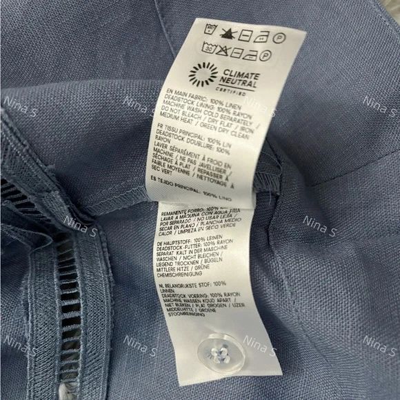 Reformation Blue Midi Dress - Picture 7 of 7